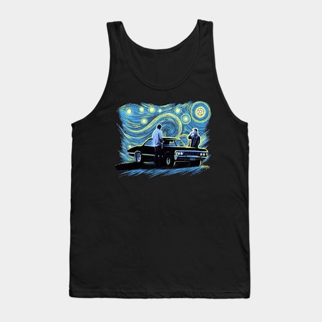 starry night supernatural Tank Top by rubyzd